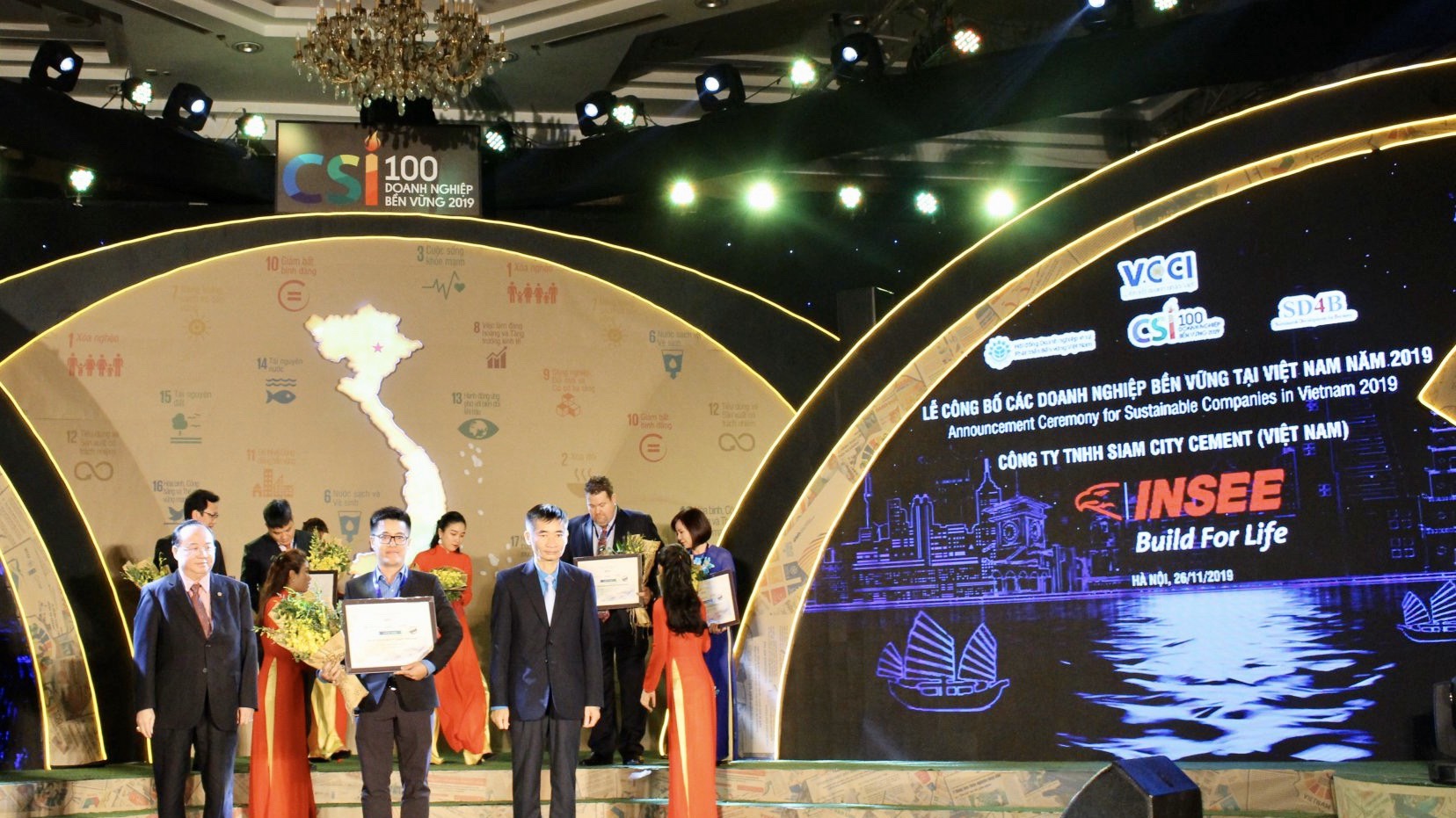 6630e8cf9b69f1cb5d07009e336f84ff INSEE Việt Nam được vinh danh Top 100 Doanh nghiệp Bền vững Việt Nam 2019