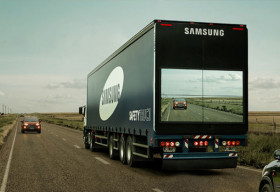 Samsung giới thiệu xe tải “xuyên thấu” giúp giảm nguy cơ tai nạn giao thông