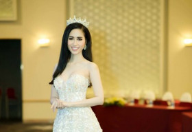 Hoa hậu Princess Ngọc Hân lộng lẫy xuất hiện tại sự kiện gây quỹ cộng đồng
