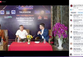 CEO Trần Ngọc Doanh tiếp tục livestream chia sẻ bức xúc với Gamuda Tân Phú
