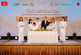 Hiệp hội Esthetics Nhật Bản và Học viện LYYM BEAUTY ký kết đào tạo tại Việt Nam