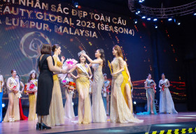 Lê Thị Thơi đăng quang Á hậu 2 Hoa hậu Doanh Nhân Sắc Đẹp Toàn Cầu 2023