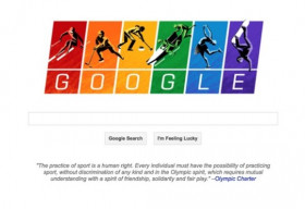 Google để hình nền tháng Đồng tính