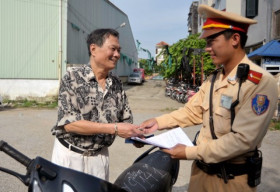 Nhận lại xe máy sau gần một năm mất trộm