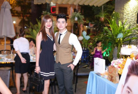Siêu mẫu Kim Dung rạng rỡ đến chúc mừng sinh nhật Philip Huỳnh