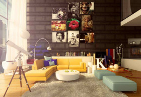8 ý tưởng trang trí phòng khách hiện đại