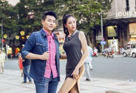 Thùy Trang – Top 10 Miss Ngôi Sao đẹp rạng ngời với thời trang hè cùng hotboy Danny Ngô