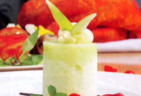 Giải nhiệt với kem táo