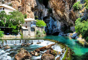 Thị trấn Blagaj – Bức tranh phong cảnh châu Âu