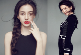 Angelababy khéo khoe vòng 1 căng đầy