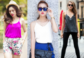 Tự tin diện áo hai dây camisole quyến rũ khó cưỡng