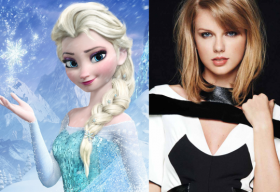 Taylor Swift được so sánh với nữ hoàng băng giá Elsa