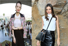 Miranda Kerr, Chương Tử Di sành điệu dự show thời trang