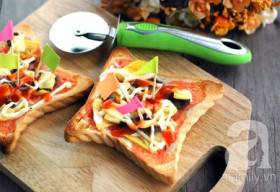Làm bánh Pizza cho bữa sáng chỉ với 10 phút