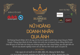 Nữ hoàng Doanh nhân 2015  – Cuộc thi tôn vinh nữ doanh nhân Việt Nam