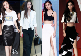 Mặc màu trắng đẹp như Angelababy
