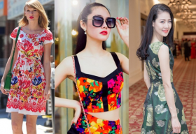 Tràn ngập sắc váy hoa đón tháng 7