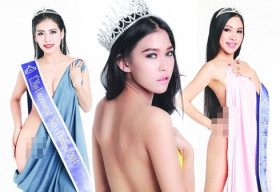 Hoa hậu “quỳ lạy mẹ nhặt rác” gây thất vọng vì ảnh phản cảm