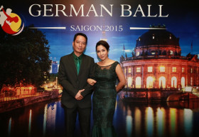 Mỹ Linh và Anh Quân sánh đôi  tham dự sự kiện German Ball 2015