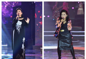 Hoài Linh, Quang Linh thích thú cổ vũ NSND Bạch Tuyết phá lệ hát tân nhạc