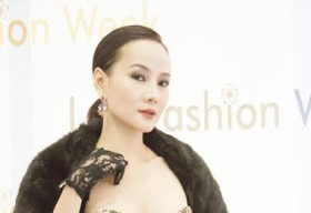 Dương Yến Ngọc bất ngờ làm vedette tại Tuần lễ thời trang Lào 2016
