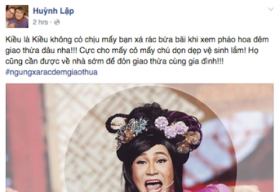 Huỳnh Lập và hơn 20 nghệ sĩ kêu gọi không xả rác đêm giao thừa