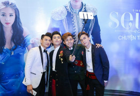 Nhóm 365 cực đáng yêu trong buổi ra mắt MV “Selfie – Chuyện tình Lọ Lem”