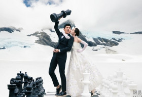 Ngô Kỳ Long – Lưu Thi Thi tung ảnh cưới ngọt ngào ở New Zealand
