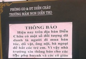 Nghệ An cảnh báo tình trạng bắt cóc trẻ em