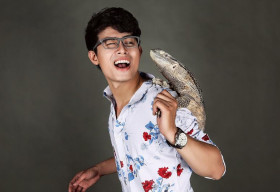 Đặng Nhật Tân Xfactor khoe vẻ điển trai cùng bò sát