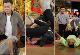 Ngô Kiến Huy và Ngọc Trai ‘giành ăn’ trên sóng truyền hình