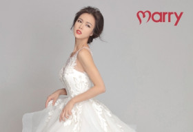 Vũ Ngọc Anh khoe vẻ đẹp mong manh, gợi cảm với áo cưới