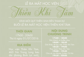 Học viện Thiền Khí Tâm chuẩn bị ra mắt giới thiền sinh Sài Gòn