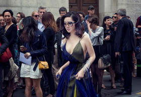 Giáng My sexy, gợi cảm tham dự tuần lễ thời trang Paris