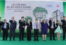 CapitaLand và Thiên Đức tổ chức lễ Cất Nóc dự án Vista Verde