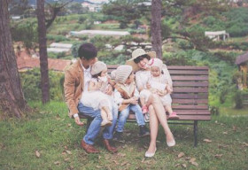 Bà xã Lý Hải vác bụng bầu du lịch cùng chồng trước khi lâm bồn