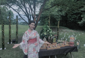 Thúy Vân bị tưởng nhầm là phụ nữ Nhật khi diện kimono