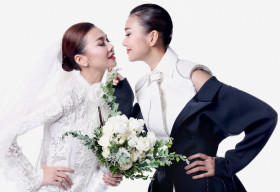Thanh Hằng bất ngờ cưới chính… bản thân