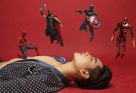 Huy Quang nghịch ngợm như đứa trẻ trong loạt ảnh mừng giáng sinh