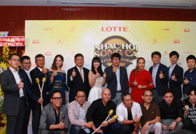 Dàn sao Việt hào hứng tham dự họp báo Nhạc Hội Song Ca