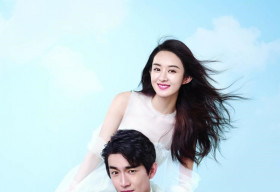 Triệu Lệ Dĩnh ngọt ngào chụp ảnh cưới với Lâm Canh Tân