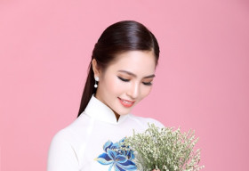 Hoa hậu Dương Kim Ánh tham gia chương trình nghệ thuật ‘Biên giới khúc tình ca’