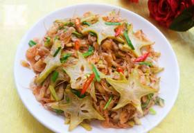 Đổi vị ngày nắng nóng với Tép rang khế