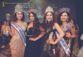 Quỳnh Như và Cindy Hồng Thy đăng quang ‘Miss and Mrs Viet Nam Europe 2017’