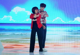 Việt Hương ‘đá xéo’ Ngô Kiến Huy vì hay xin đồ ăn