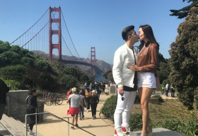 Vợ chồng Ưng Hoàng Phúc trốn con tình tứ đi du lịch xứ cờ hoa