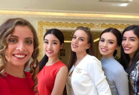 Hoa hậu Đỗ Mỹ Linh rạng rỡ hội ngộ các thí sinh Miss World 2017