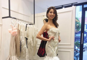 Hoa hậu Nhật Bản chi hơn 100 triệu đồng may váy dạ hội chuẩn bị chung kết