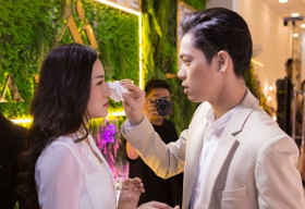 Hiền Sến – Lý Phương Châu ‘tay trong tay’ tình tứ đi sự kiện