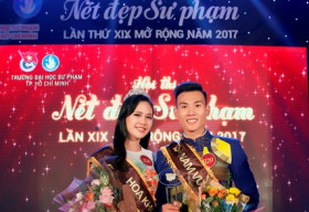 Nguyễn Văn Hào và Trần Lê Thảo Uyên đăng quang Nét đẹp Sư phạm 2017